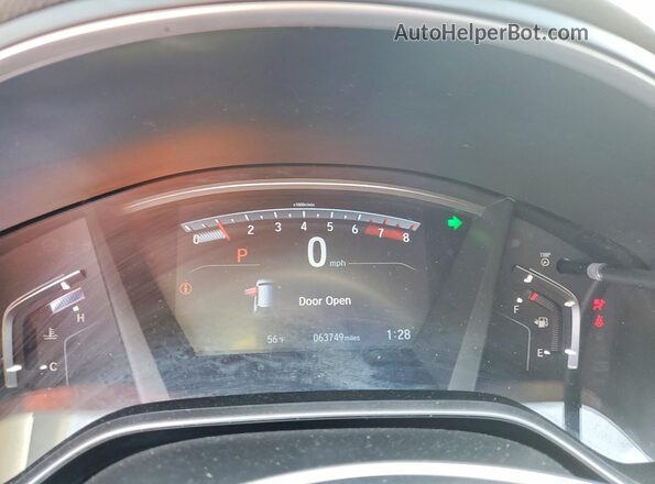 7FARW2H50KE007203 2019 HONDA CR-V Белый Вид щитка приборов