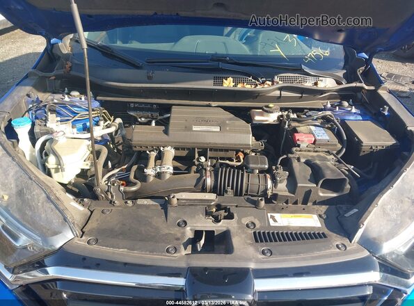 7FARW2H55ME011346 2021 HONDA CR-V Blue უკანა ხედი