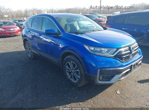 7FARW2H55ME011346 2021 HONDA CR-V Blue წინა მარჯვენა