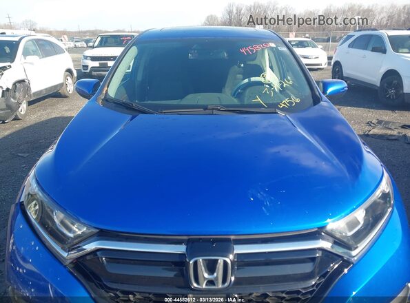 7FARW2H55ME011346 2021 HONDA CR-V Blue ხელსაწყოთა პანელის ხედი