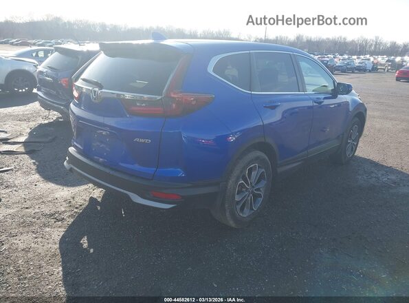 7FARW2H55ME011346 2021 HONDA CR-V Blue უკანა მარჯვენა