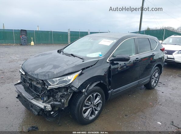 7FARW2H55ME013288 2021 HONDA CR-V Черный Передняя левая четверть
