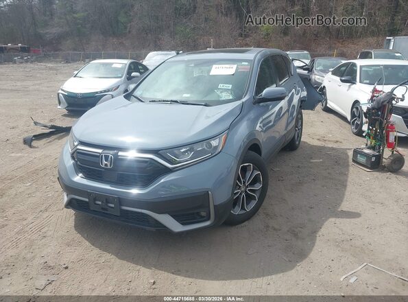 7FARW2H56NE031963 2022 HONDA CR-V Синий Передняя левая четверть