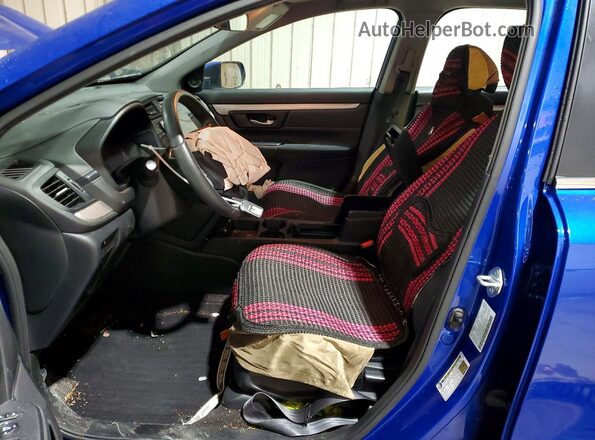 7FARW2H77NE016048 2022 HONDA CR-V Синий Вид салона спереди