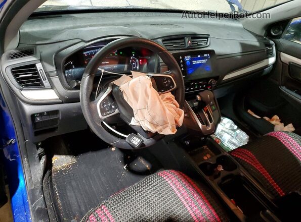 7FARW2H77NE016048 2022 HONDA CR-V Синий Вид панели приборов