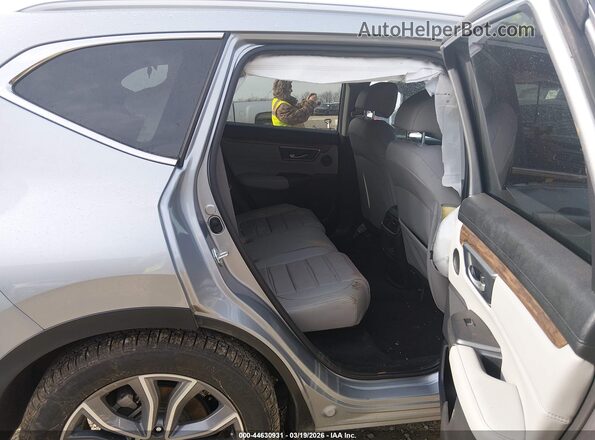 7FARW2H95NE027079 2022 HONDA CR-V Silver Widok naklejki z numerem VIN