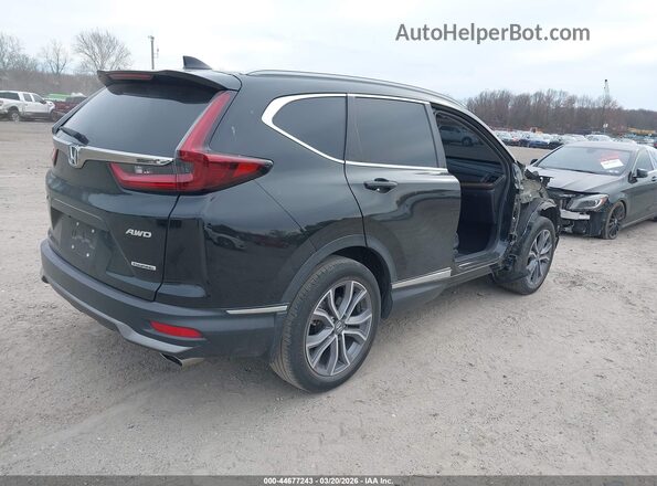 7FARW2H97NE023924 2022 HONDA CR-V Black Trasero derecho