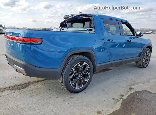 7FCTGAAA1PN018200 2023 RIVIAN R1T Blue Tył prawy