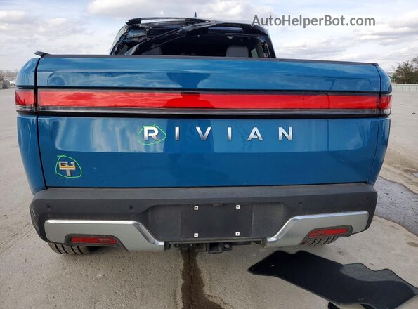 7FCTGAAA1PN018200 2023 RIVIAN R1T Blue Widok z tyłu