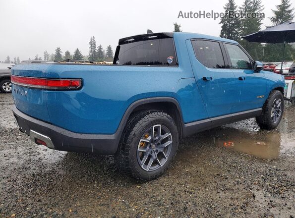7FCTGAAA6NN011272 2022 RIVIAN R1T Blue Trasero derecho