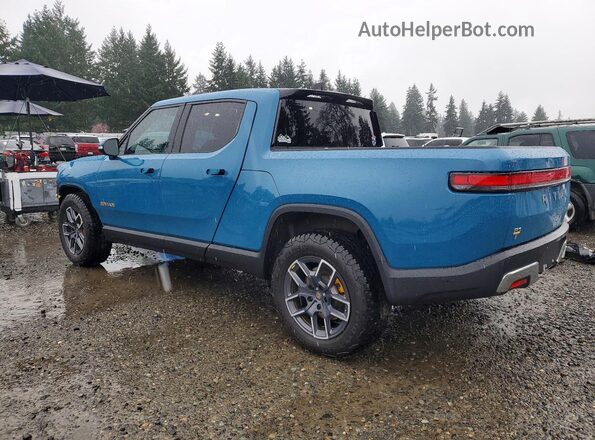 7FCTGAAA6NN011272 2022 RIVIAN R1T Blue Trasero izquierdo