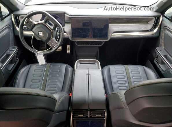 7FCTGAAL6NN003366 2022 RIVIAN R1T Green Առջևի վահանակի տեսք
