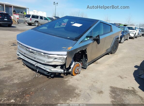7G2CEHED0RA031055 2024 TESLA CYBERTRUCK Серый Передняя левая четверть