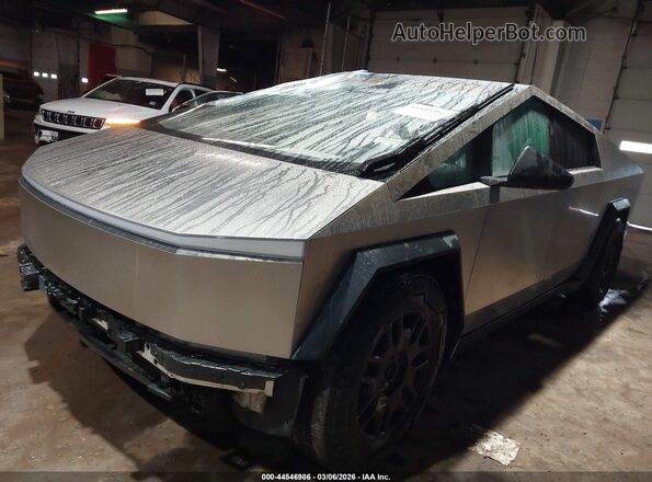 7G2CEHED0RA034862 2024 TESLA CYBERTRUCK Tan Առջևի ձախ երեք քառորդ տեսարան