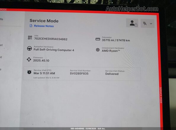 7G2CEHED0RA034862 2024 TESLA CYBERTRUCK Tan Հետևի նստատեղերի տեսք