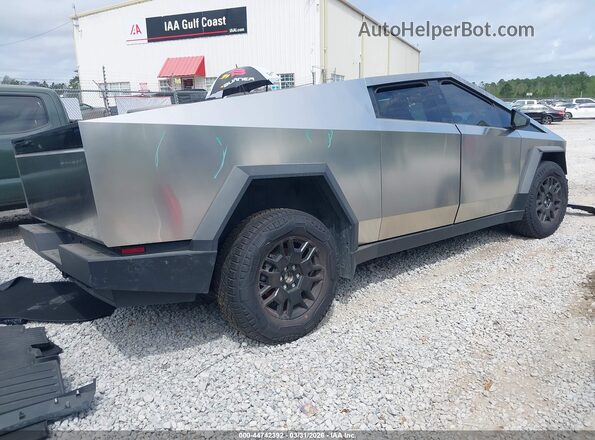 7G2CEHED0TA087827 2026 TESLA CYBERTRUCK Серый Задняя правая четверть