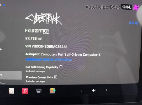 7G2CEHED8RA028338 2024 TESLA CYBERTRUCK Зеленый Вид подкапотного пространства