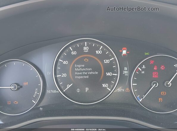 7MMVAAEW0SN109828 2025 MAZDA CX-50 HYBRID Серый Вид щитка приборов