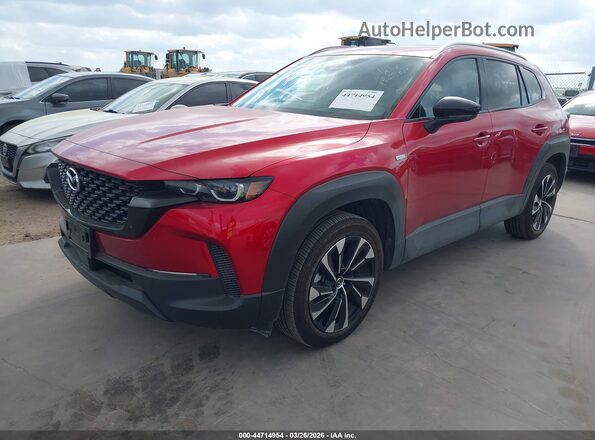 7MMVAAEW9SN130807 2025 MAZDA CX-50 HYBRID Красный Передняя левая четверть