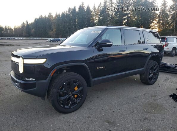 7PDSGABA2RN035910 2024 RIVIAN R1S Черный Передняя левая четверть