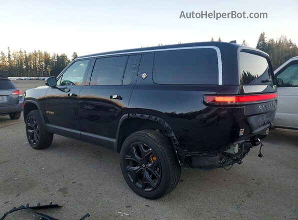 7PDSGABA2RN035910 2024 RIVIAN R1S Черный Задняя левая четверть