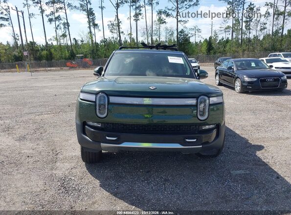 7PDSGABA4RN035584 2024 RIVIAN R1S Green Widok zestawu wskaźników