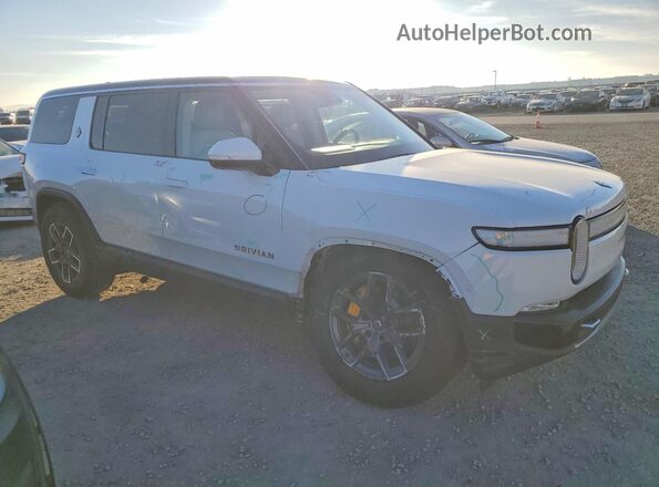 7PDSGABA6PN018816 2023 RIVIAN R1S Белый Передняя правая четверть
