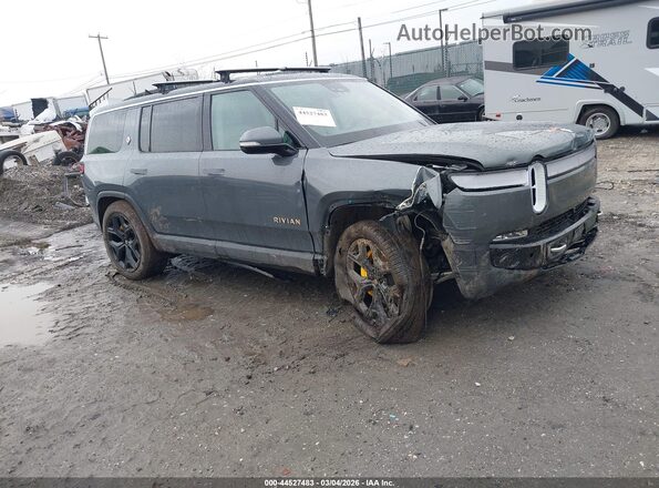 7PDSGABA6RN040172 2024 RIVIAN R1S Gray Передня права чверть