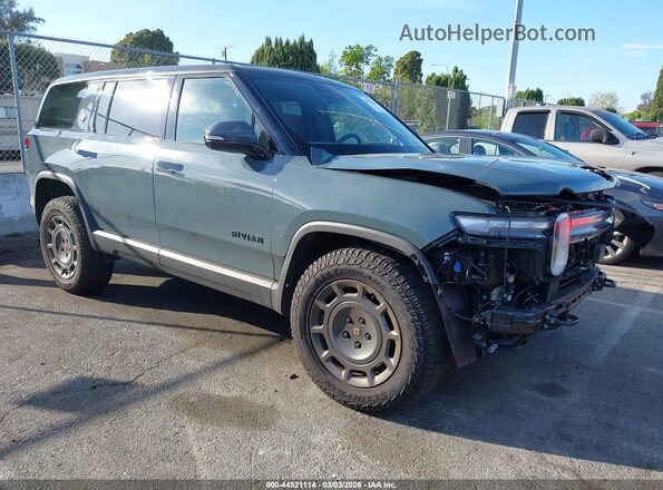 7PDSGABP0TN078721 2026 RIVIAN R1S Зеленый Передняя правая четверть