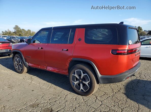 7PDSGCBA1RN029852 2024 RIVIAN R1S Maroon Rear left