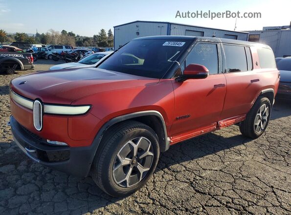 7PDSGCBA1RN029852 2024 RIVIAN R1S Maroon Front left
