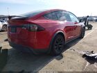 2022 Tesla Model X Dual Motor All-wheel Drive Red vin: 7SAXCAE53NF343560