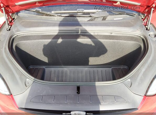 7SAXCAE53NF343560 2022 TESLA MODEL X Red Widok z tyłu
