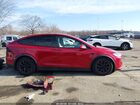 2022 Tesla Model X Dual Motor All-wheel Drive Red vin: 7SAXCAE53NF343560