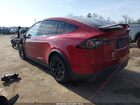 2022 Tesla Model X Dual Motor All-wheel Drive Red vin: 7SAXCAE53NF343560
