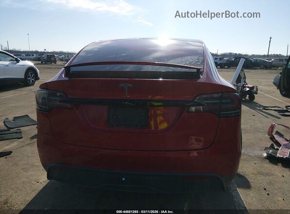 7SAXCAE53NF343560 2022 TESLA MODEL X Red 