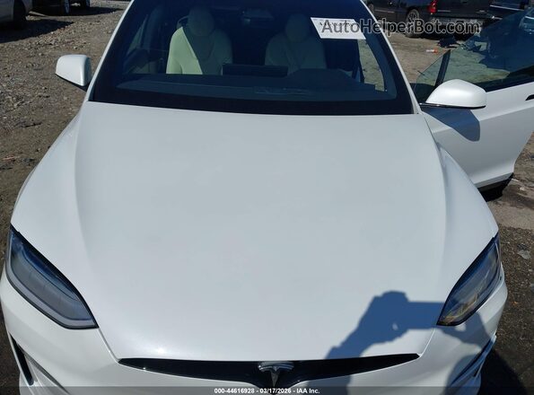 7SAXCAE5XPF402154 2023 TESLA MODEL X Белый Вид сзади