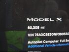 2022 Tesla Model X Dual Motor All-wheel Drive Бордовый vin: 7SAXCBE50NF360550