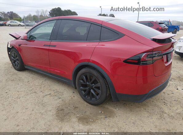 7SAXCBE50NF360550 2022 TESLA MODEL X Бордовый Задняя левая четверть