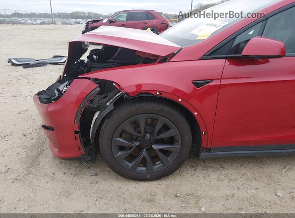 7SAXCBE50NF360550 2022 TESLA MODEL X Бордовый 
