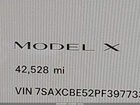 2023 Tesla Model X Dual Motor All-wheel Drive/standard Range Синий vin: 7SAXCBE52PF397733