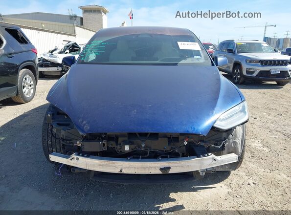 7SAXCBE52PF397733 2023 TESLA MODEL X Синий Вид задней части салона