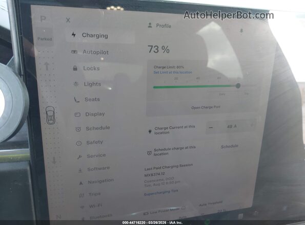 7SAXCBE56NF334745 2022 TESLA MODEL X Gray 