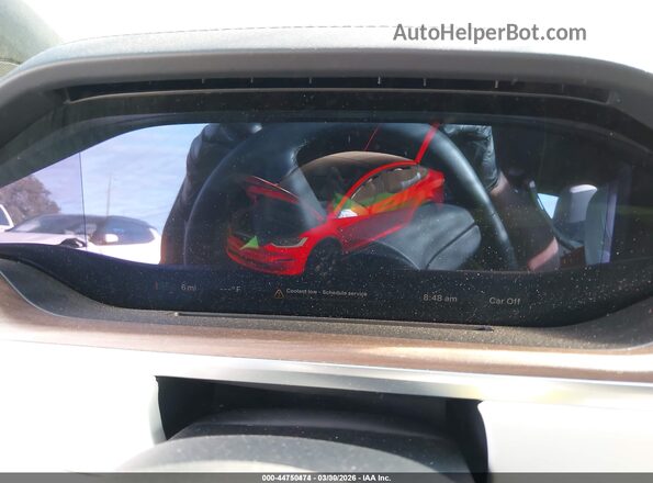 7SAXCBE58RF459994 2024 TESLA MODEL X Оранжевый Вид задних сидений