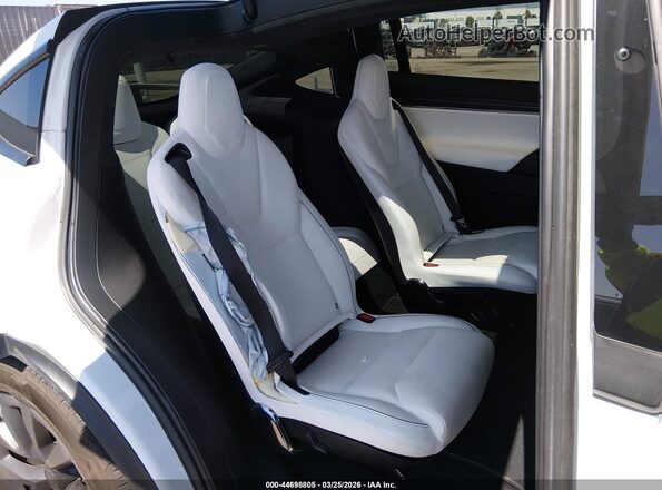 7SAXCBE64NF331741 2022 TESLA MODEL X Белый Вид наклейки с VIN-кодом