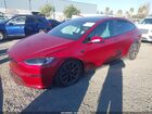 2024 Tesla Model X Plaid Tri Motor All-wheel Drive Бордовый vin: 7SAXCBE64RF440576