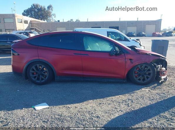 7SAXCBE64RF440576 2024 TESLA MODEL X Бордовый Вид щитка приборов
