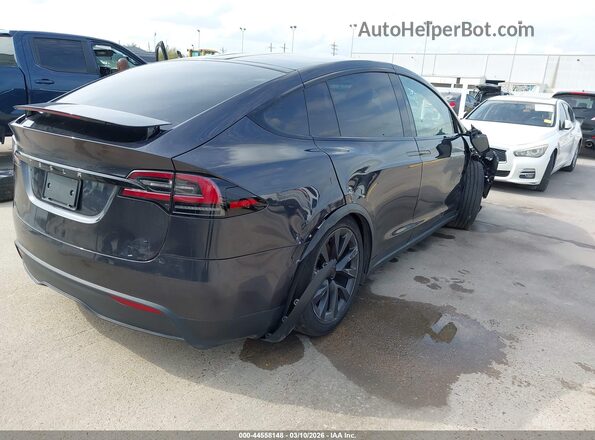 7SAXCDE53RF443231 2024 TESLA MODEL X Синий Задняя правая четверть