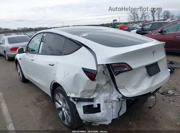 7SAYGAEE3NF544920 2022 TESLA MODEL Y White Задня ліва чверть