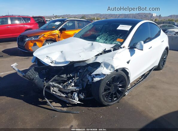 7SAYGAEE4NF351577 2022 TESLA MODEL Y White Front view